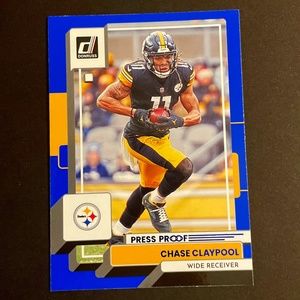 Chase Claypool: Pittsburgh Steelers, Wide Receiver 2022 Donruss Press Proof #216